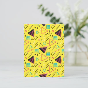 Geometric Pattern 6 Holiday Postcard