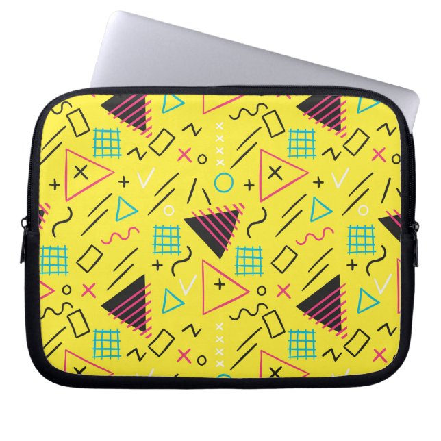 Geometric Pattern 6 Laptop Sleeve (Front)