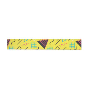 Geometric Pattern 6 Wrap Around Label