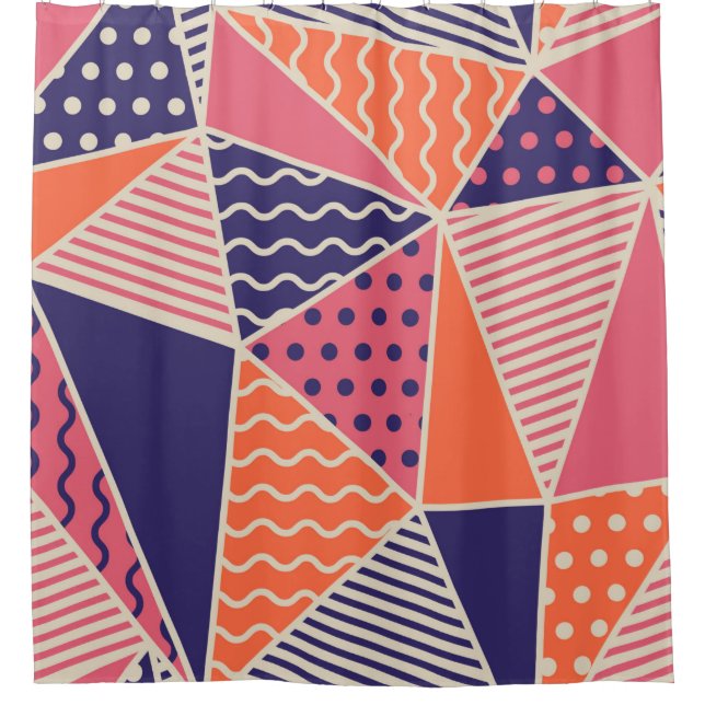 Geometric pattern. Abstract triangle background. V (Front)