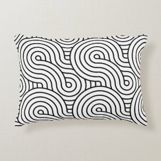 Geometric Pattern Accent Pillow