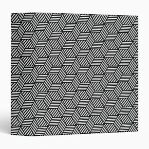 Geometric pattern art design binder