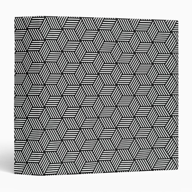 Geometric pattern art design binder (Front/Spine)