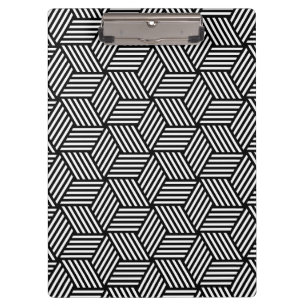 Geometric pattern art design clipboard