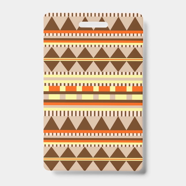 Geometric pattern badge (Front)