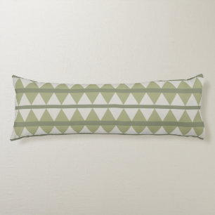 Geometric pattern body pillow