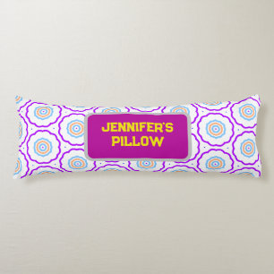 Geometric Pattern Bright Coloured Body Pillow