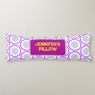 Geometric Pattern Bright Coloured Body Pillow