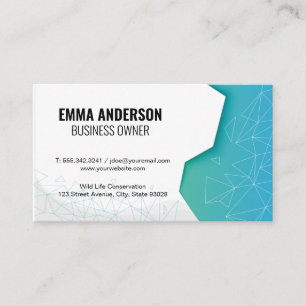 Geometric Pattern Business Card