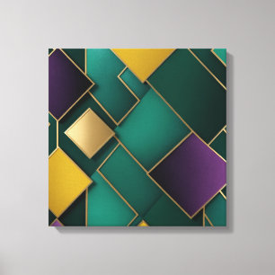 Geometric pattern canvas print