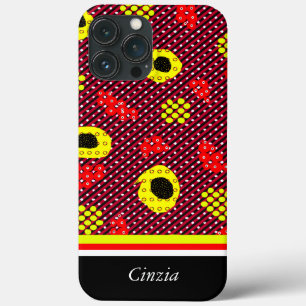 Geometric pattern iPhone 13 pro max case