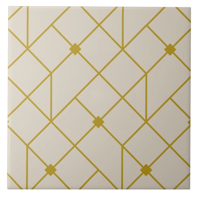Geometric Pattern Classic  Tile (Front)