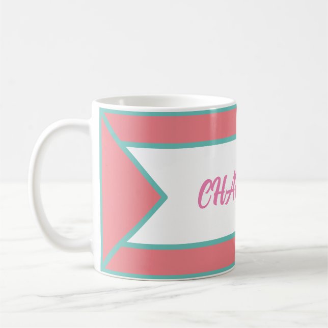Geometric pattern coffee mug (Left)