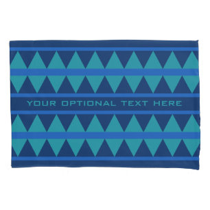 Geometric pattern custom pillowcases