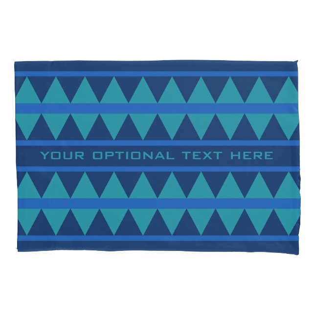 Geometric pattern custom pillowcases (Front)