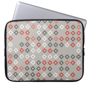 Geometric pattern design abstract, art, background laptop sleeve