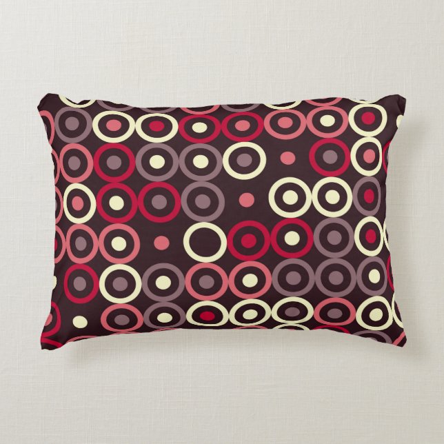 Geometric pattern design abstract, art, graphic de accent pillow (Front)