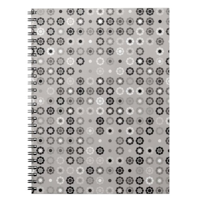 Geometric pattern design abstract, art, graphic de notebook (Front)