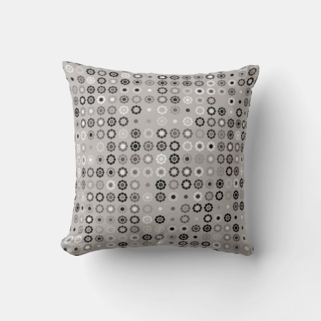 Geometric pattern design abstract, art, graphic de throw pillow (Front)