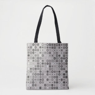 Geometric pattern design abstract, art tote bag