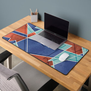 Geometric Pattern Desk Mat