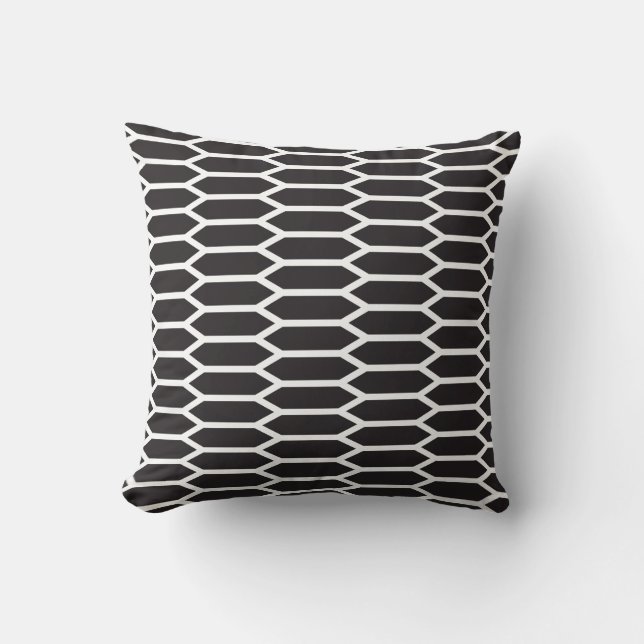 Geometric Pattern | DIY Background Colour Throw Pillow (Front)