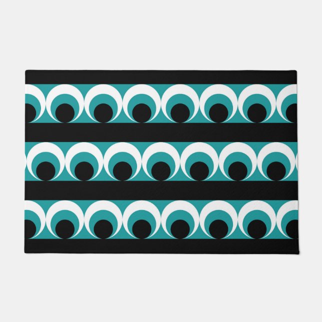 Geometric pattern doormat (Front)