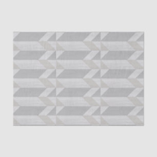 geometric pattern grey wood tissue paper
