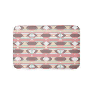 Geometric pattern in aztec style 2 bath mat