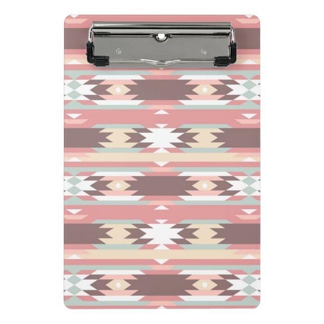 Geometric pattern in aztec style 2 mini clipboard (Front)