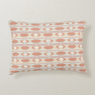 Geometric pattern in aztec style 3 decorative pillow