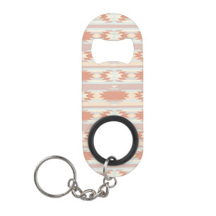 Geometric pattern in aztec style 3 mini bottle opener