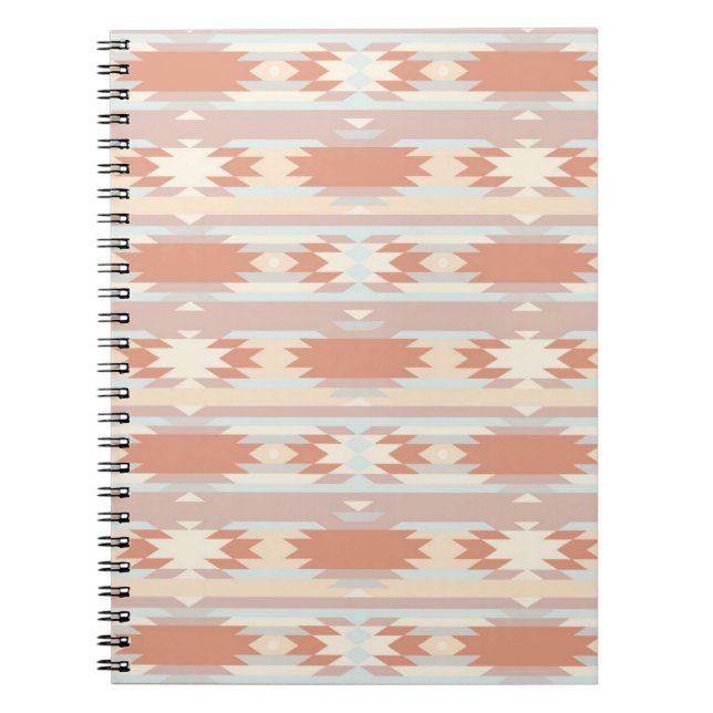 Geometric pattern in aztec style 3 notebook (Front)