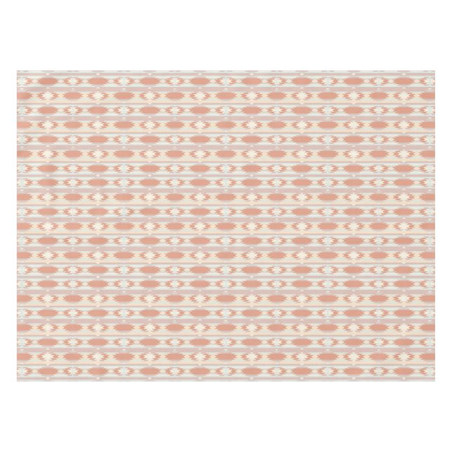 Geometric pattern in aztec style 3 tablecloth (Front (Horizontal))