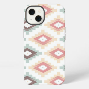 Geometric pattern in aztec style iPhone 13 case