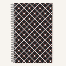 Geometric Pattern in Black and Warm Brown Tones