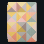 Geometric Pattern in Fall and Autumn Earth Tones iPad Pro Cover<br><div class="desc">A simple,  modern geometric pattern of triangles in soft,  muted autumn earth tones. Just click customize to add some text -- please contact me with any questions or requests.</div>