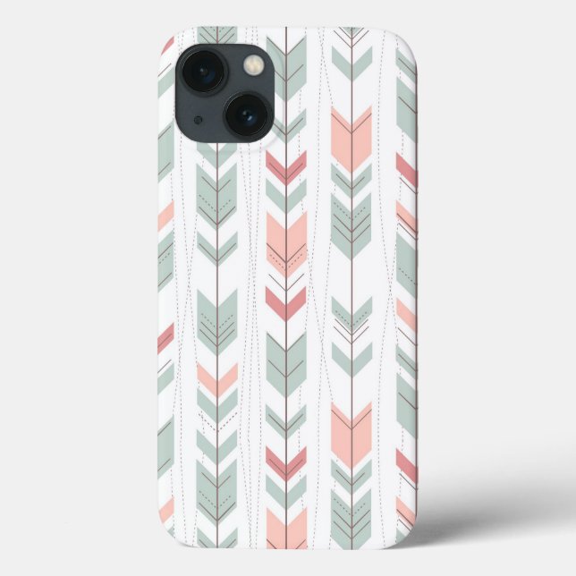 Geometric pattern in retro style Case-Mate iPhone case (Back)