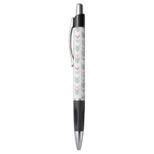 Geometric pattern in retro style pen