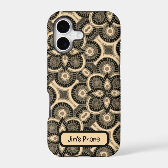 Geometric Pattern iPhone Case (Back)