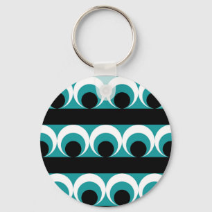 Geometric pattern keychain