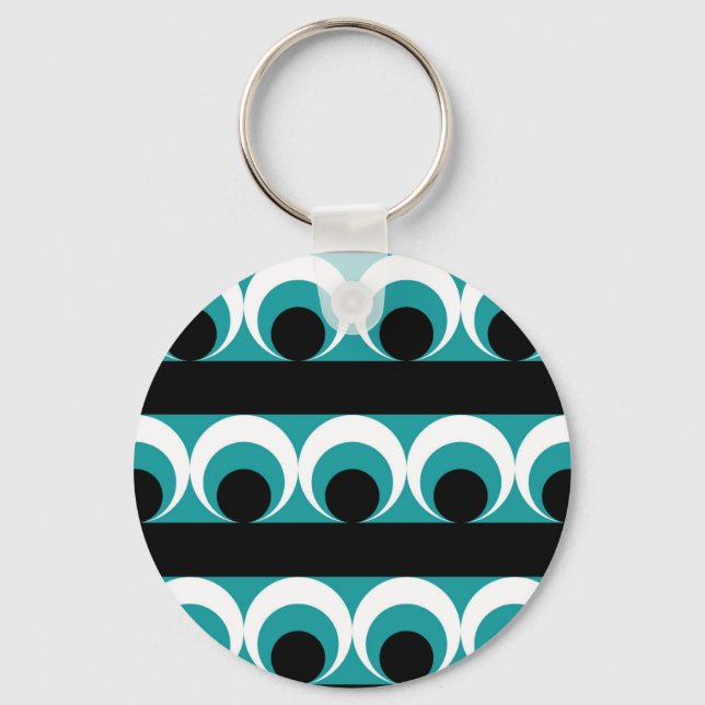 Geometric pattern keychain (Front)