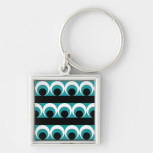Geometric pattern keychain