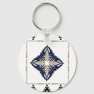 Geometric Pattern  Keychain