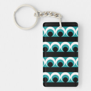 Geometric pattern keychain