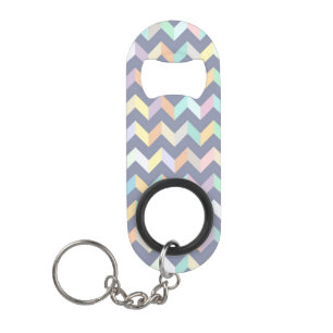 Geometric Pattern Keychain Bottle Opener