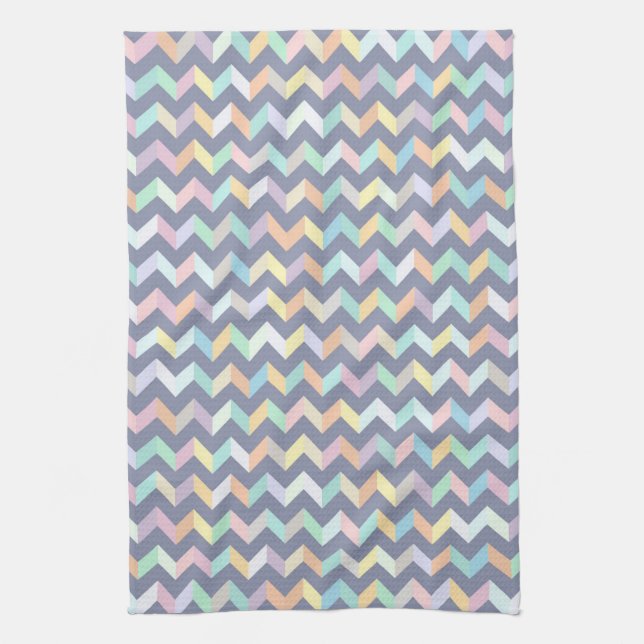 Geometric Pattern Kitchen Towel (Vertical)