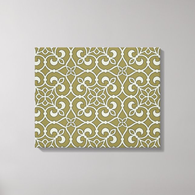Geometric Pattern Lattice  Canvas Print (Front)
