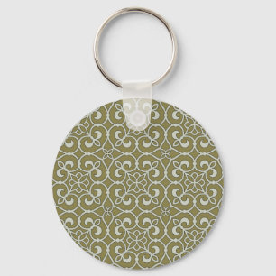 Geometric Pattern Lattice  Keychain