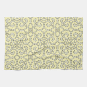Geometric Pattern Lattice Kitchen Towel